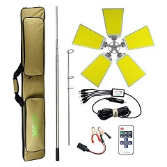 چراغ کمپینگ 5 پر 360 لایت مدل FR-05 COB RF